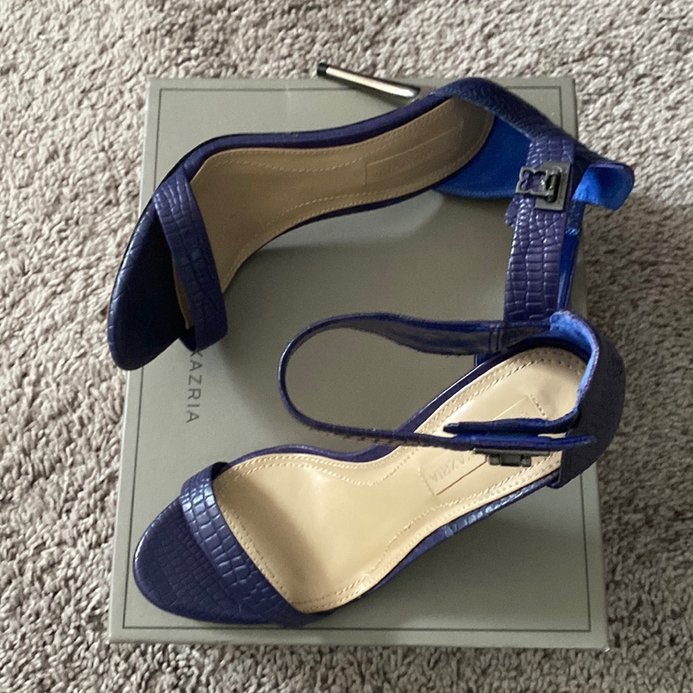 BCBG Polaris Blue Croc sandal